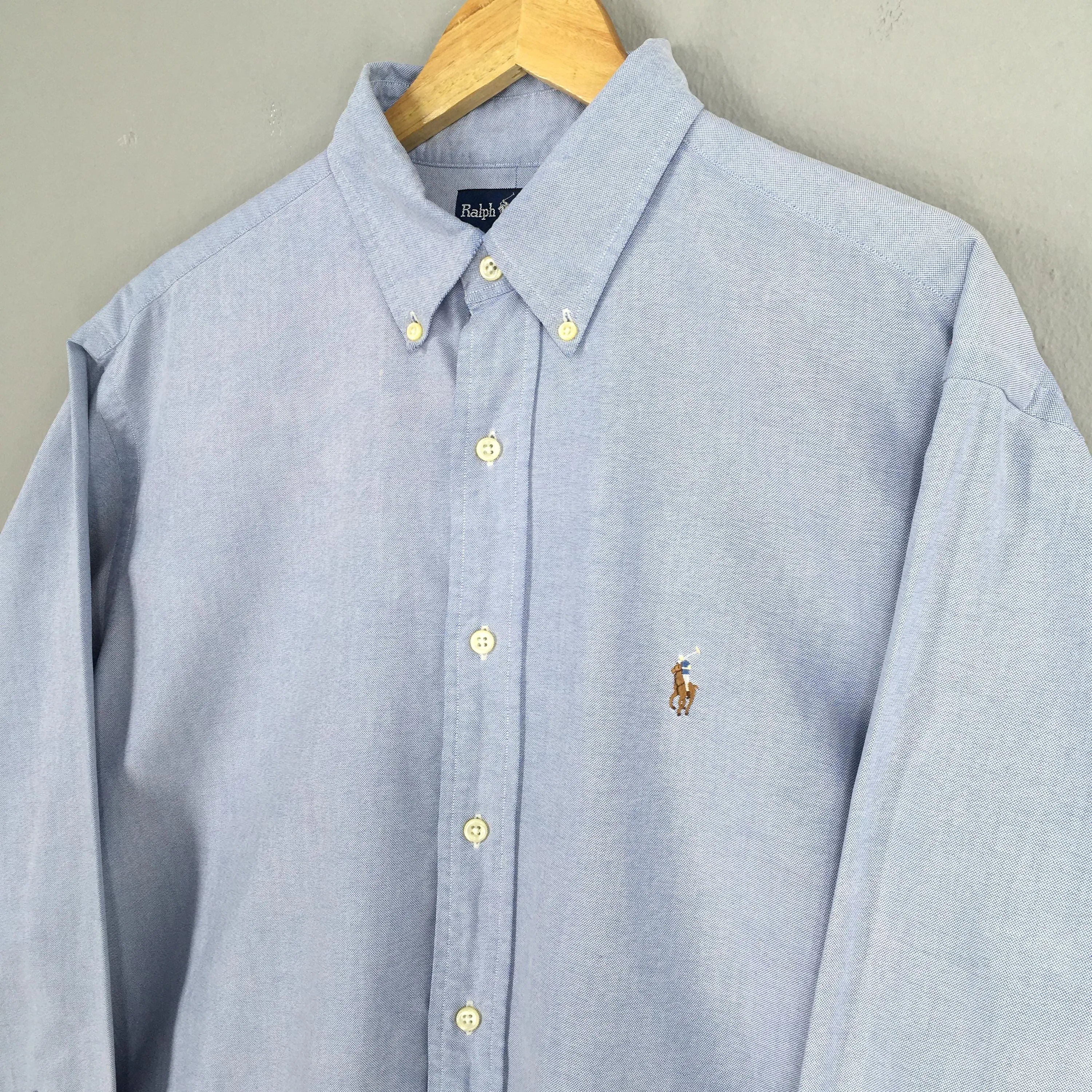 Ralph Lauren Blue Casual Shirt 2XLarge