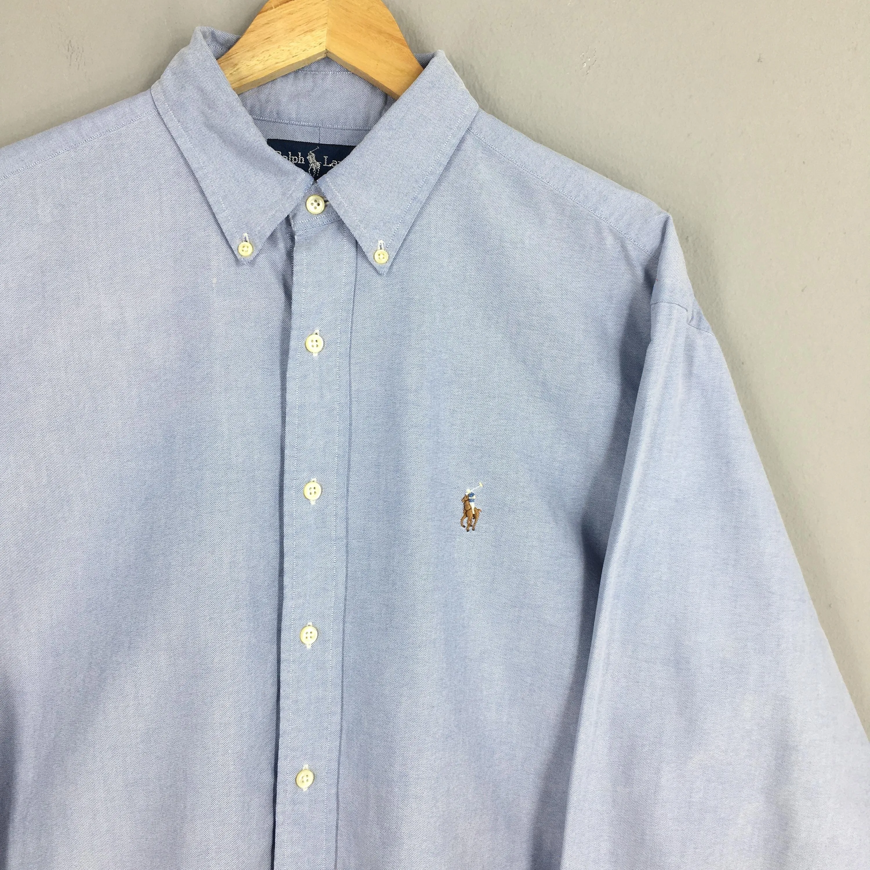 Ralph Lauren Blue Casual Shirt 2XLarge
