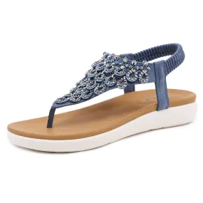 SIKETU | Beads Upper Slingbacks Flip Flops