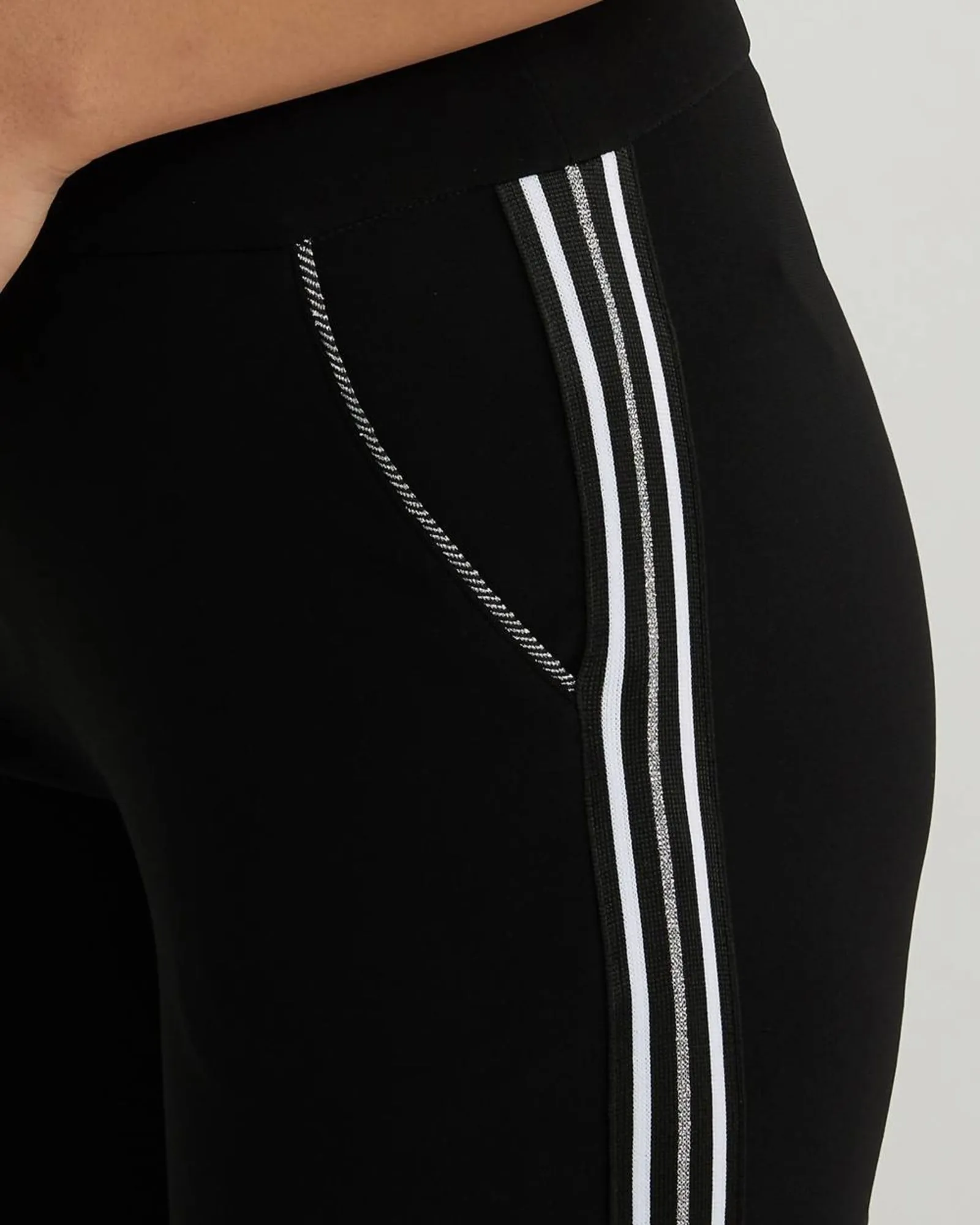 Striped Pants In Black/Vanilla | Black/Vanilla