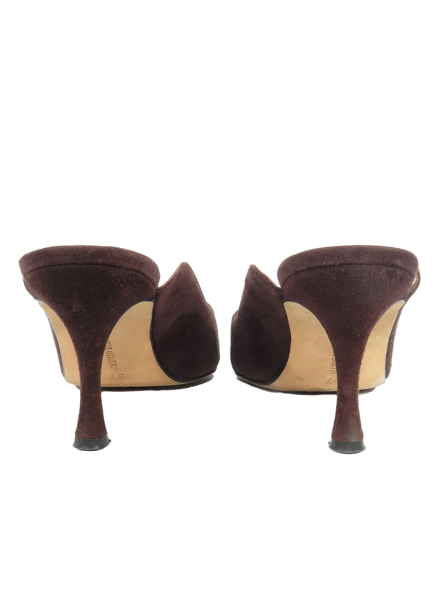 Suede Mules