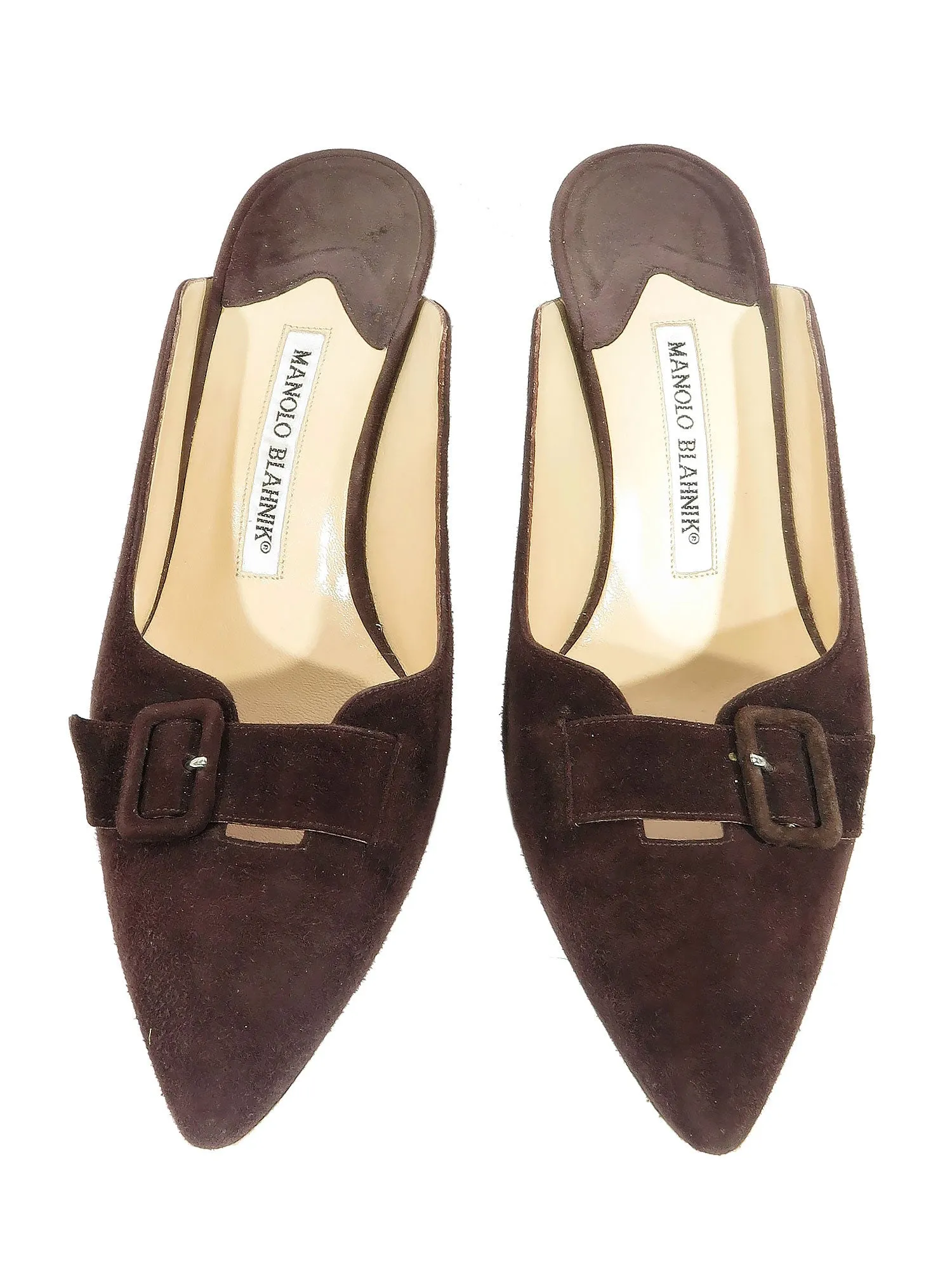 Suede Mules
