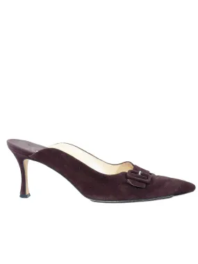 Suede Mules