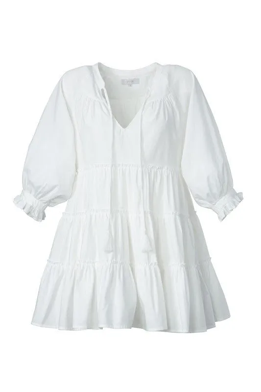 Tiered Mini Dress
