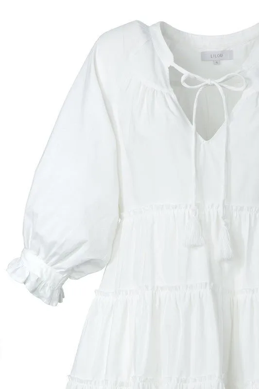 Tiered Mini Dress