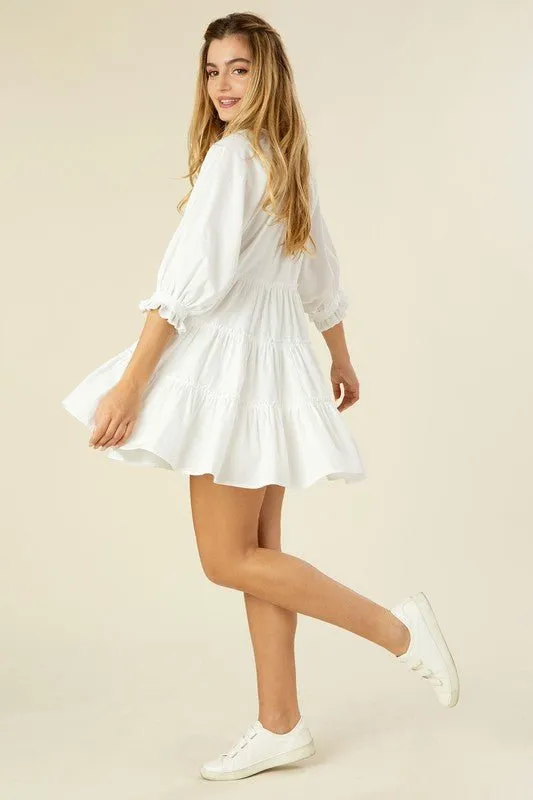 Tiered Mini Dress