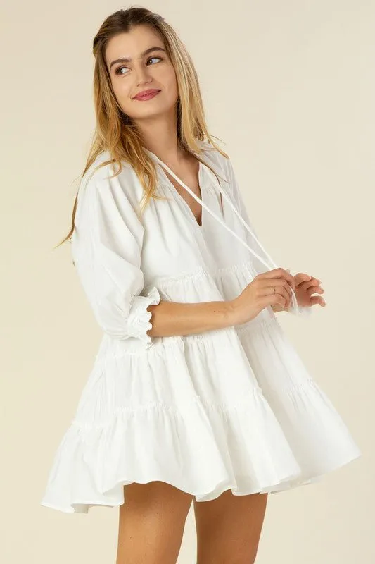 Tiered Mini Dress