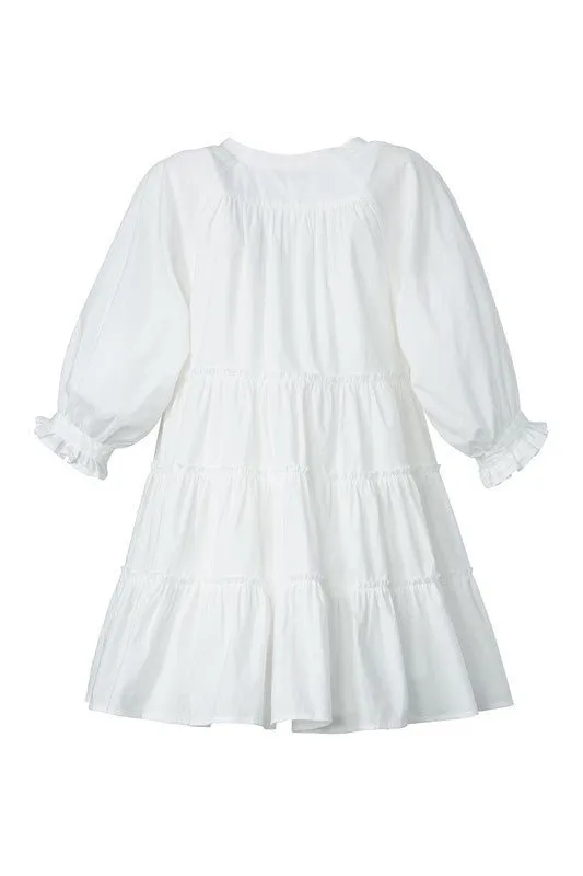 Tiered Mini Dress