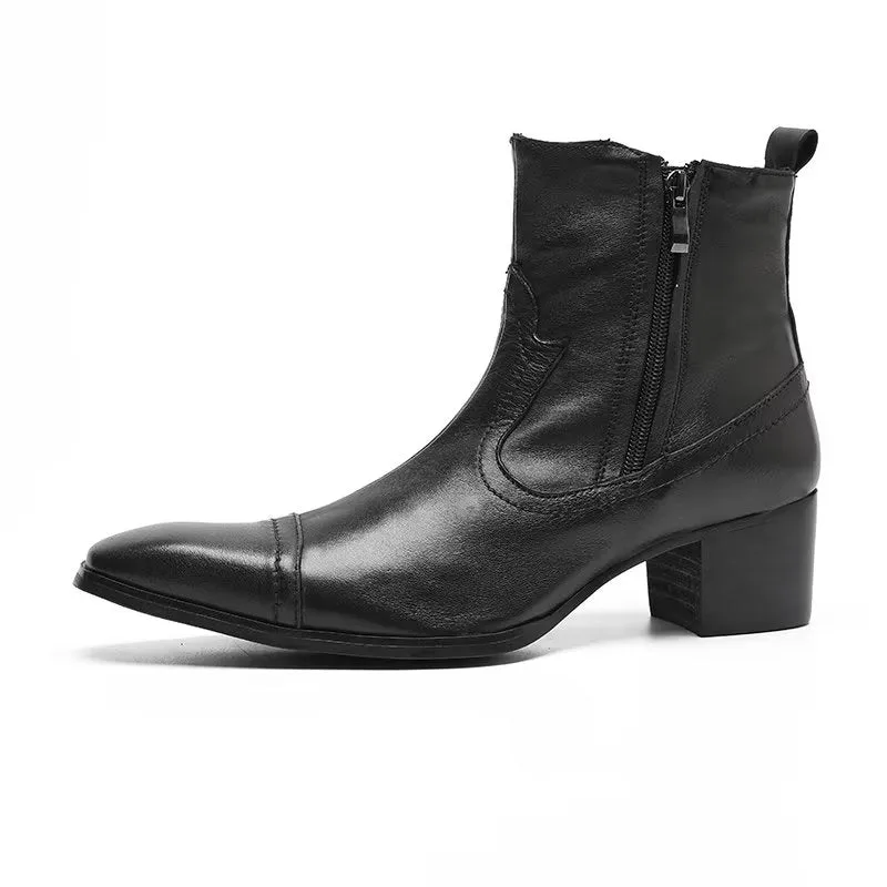 Veltique Luxe Croctex Ankle Boots
