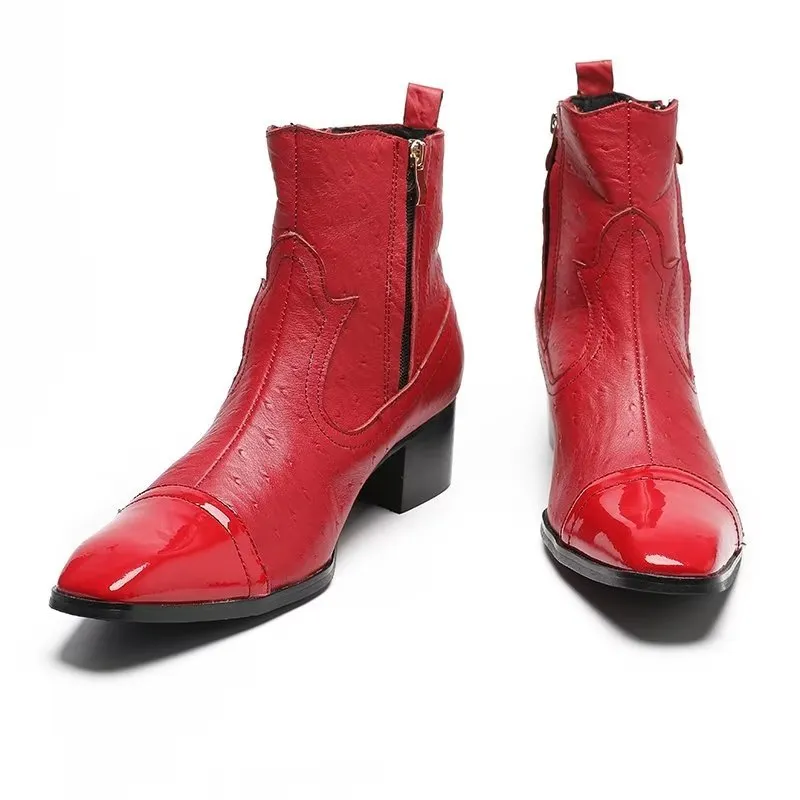 Veltique Luxe Croctex Ankle Boots