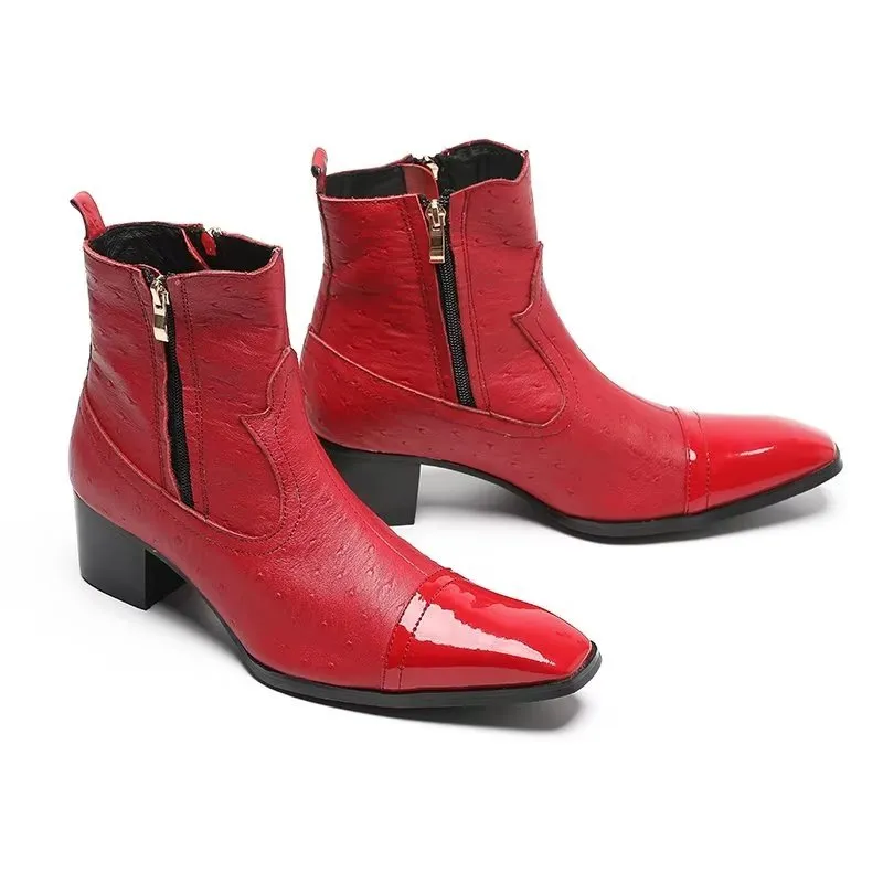 Veltique Luxe Croctex Ankle Boots