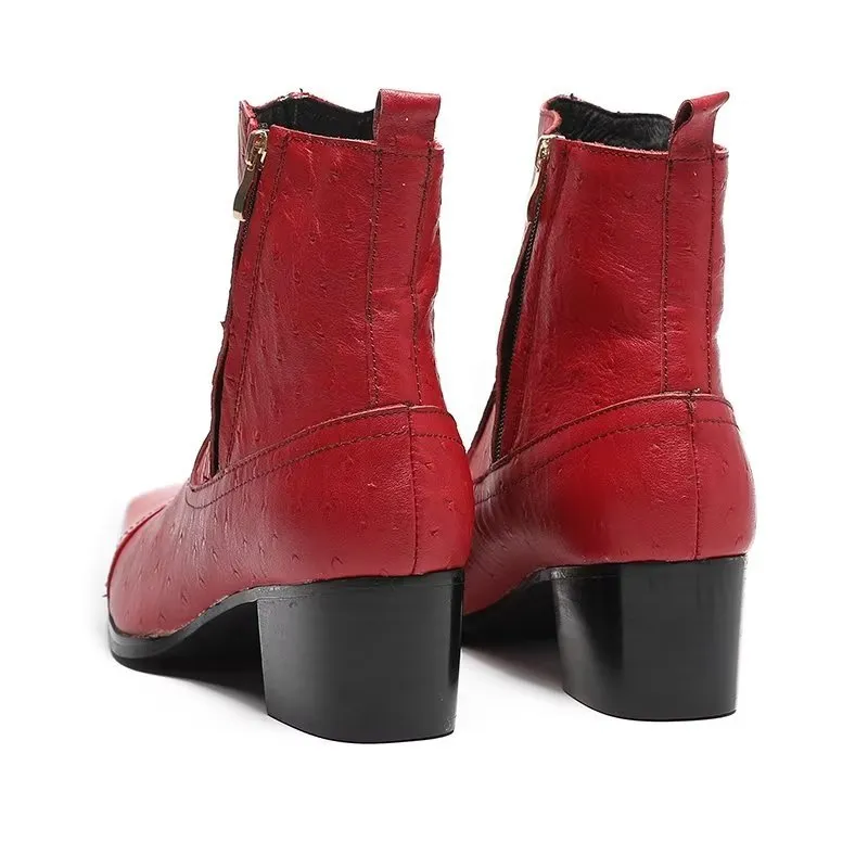 Veltique Luxe Croctex Ankle Boots