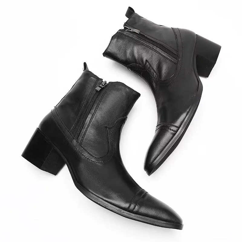 Veltique Luxe Croctex Ankle Boots
