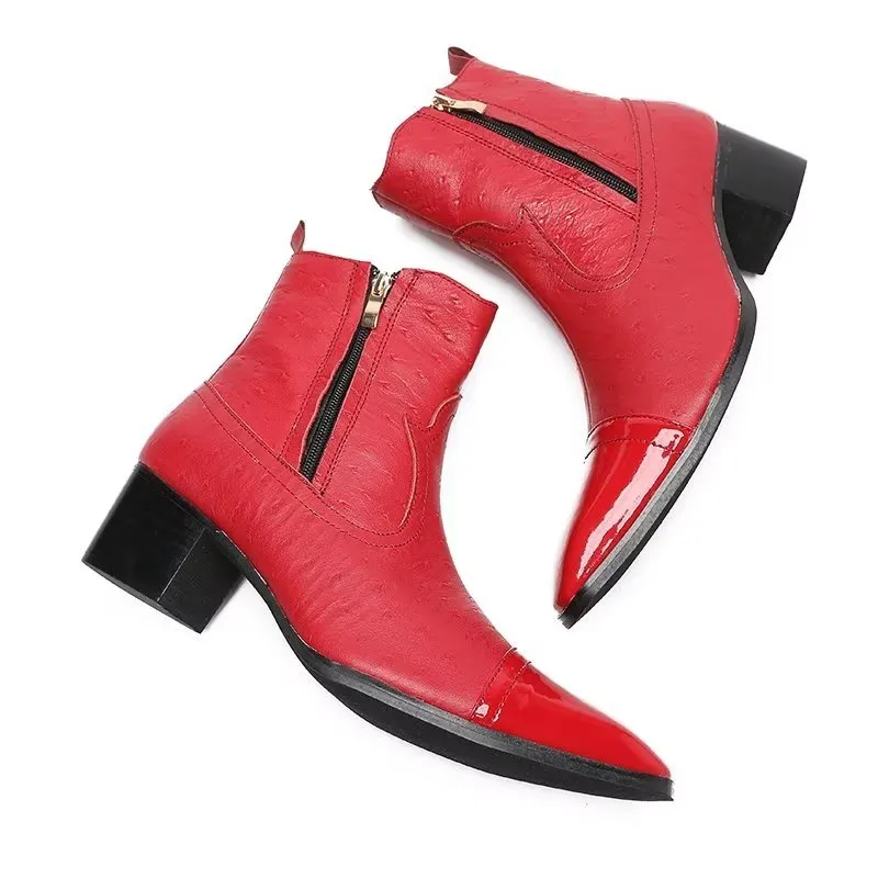 Veltique Luxe Croctex Ankle Boots