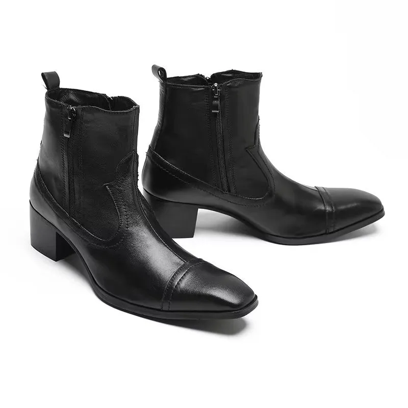 Veltique Luxe Croctex Ankle Boots