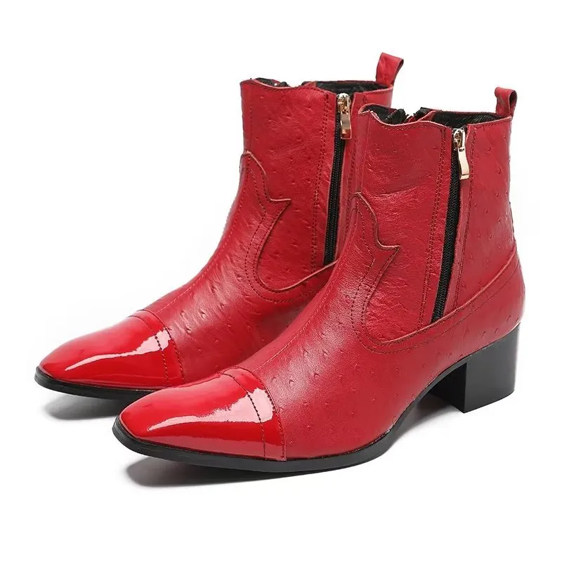 Veltique Luxe Croctex Ankle Boots