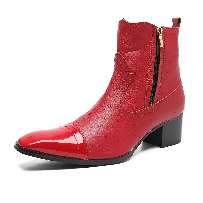 Veltique Luxe Croctex Ankle Boots