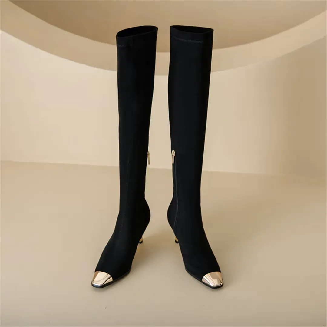 Veltrique Luxe Vogue Ankle Boots