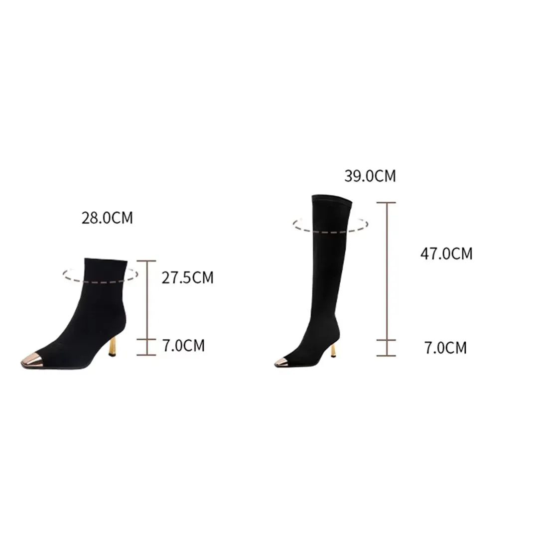 Veltrique Luxe Vogue Ankle Boots