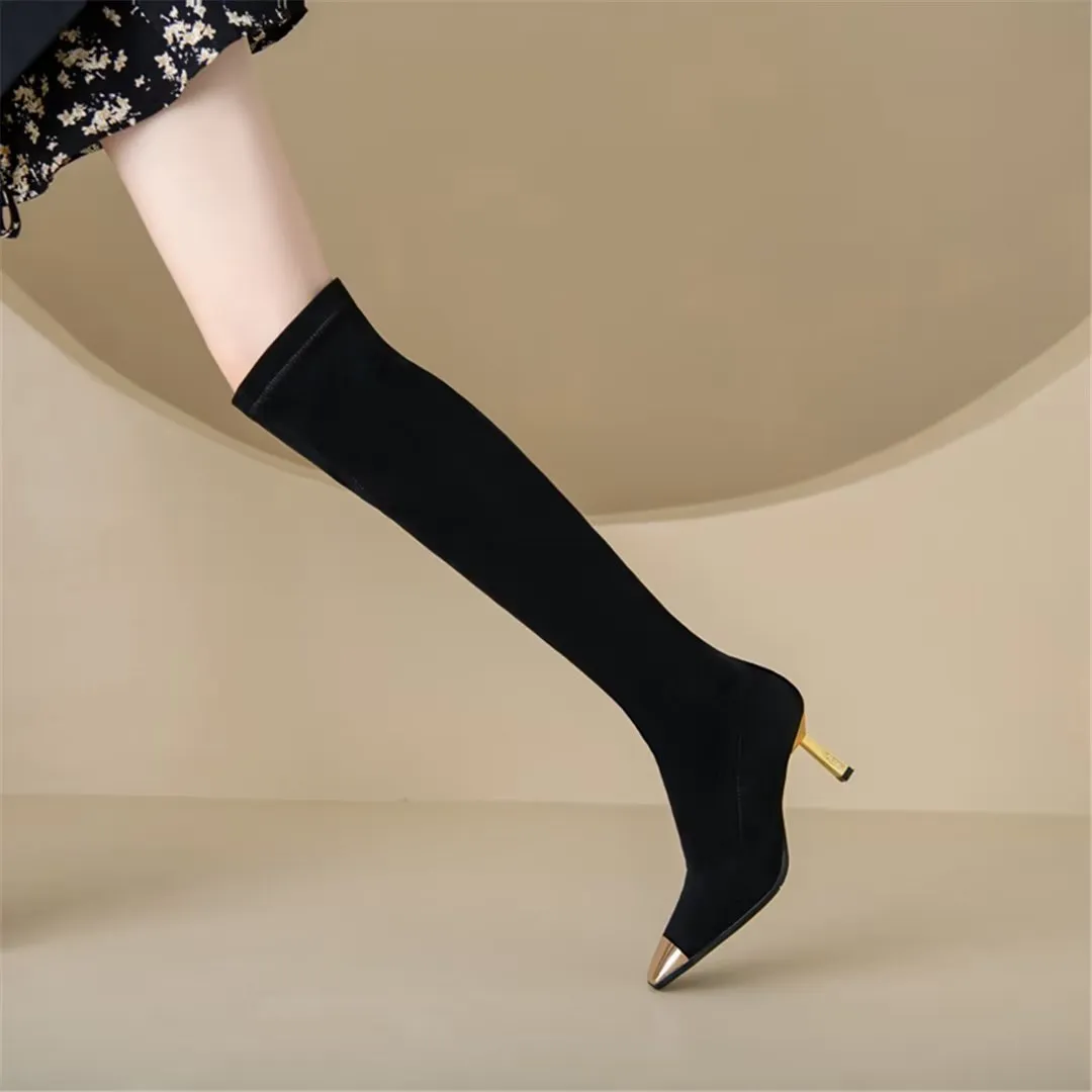 Veltrique Luxe Vogue Ankle Boots