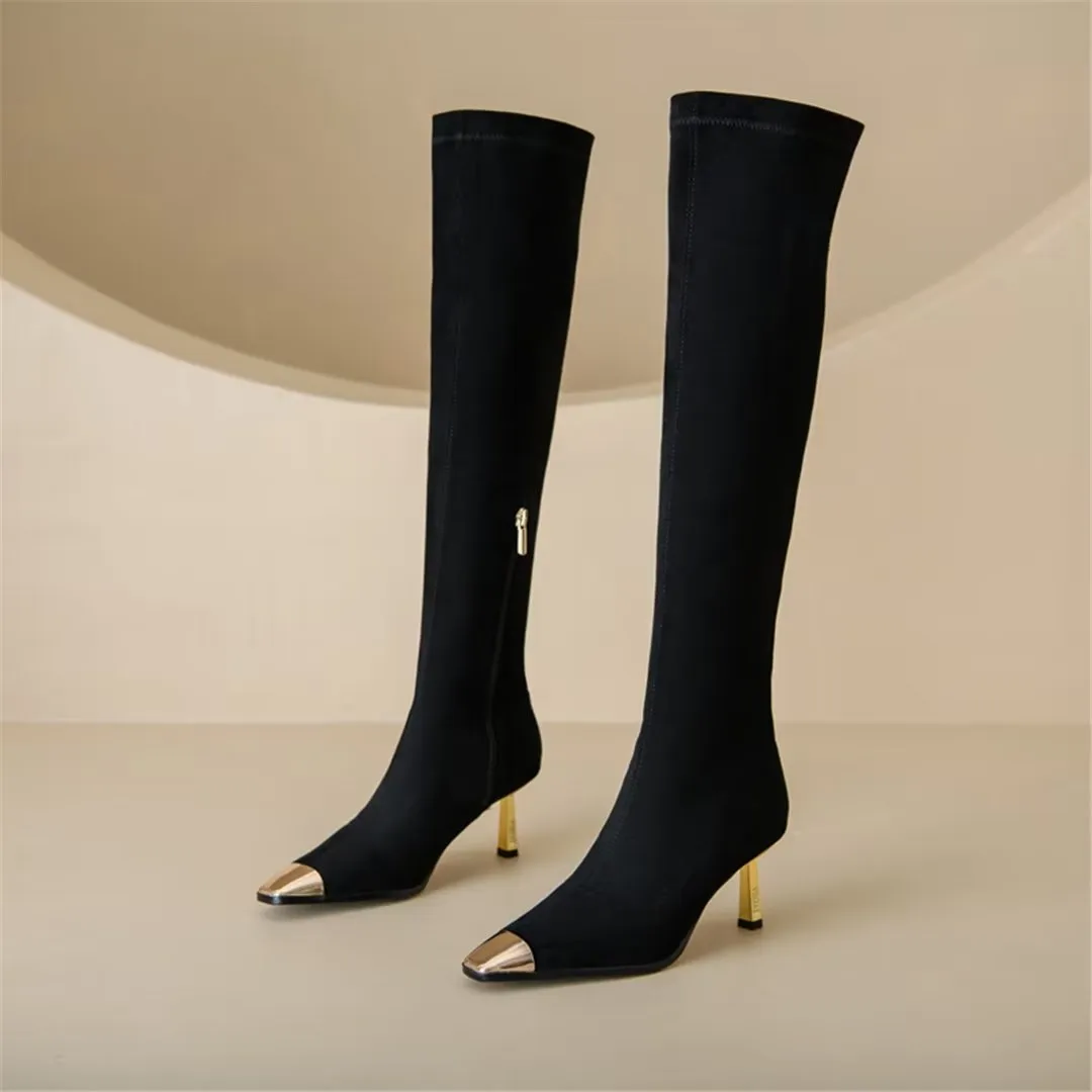 Veltrique Luxe Vogue Ankle Boots