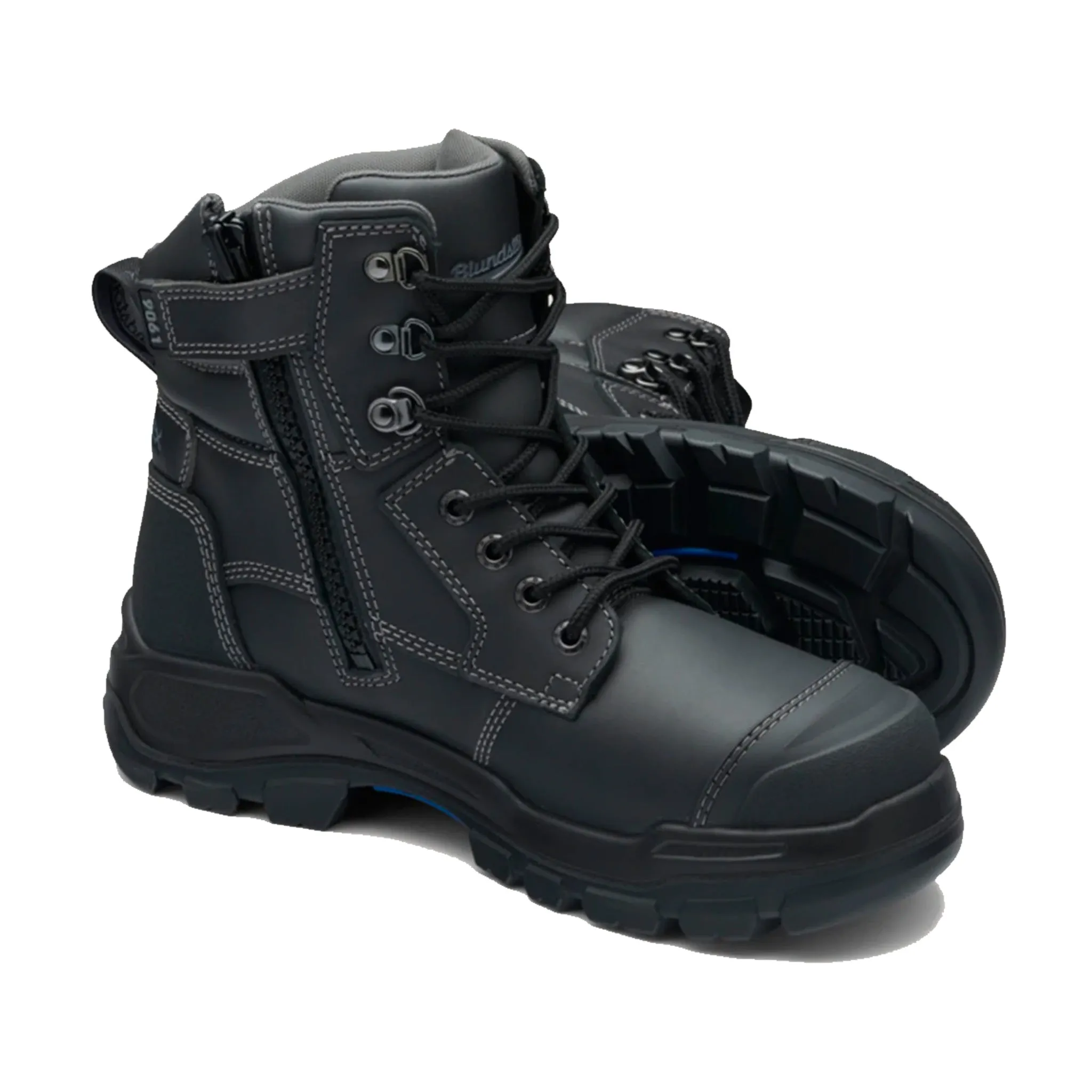 ZIP SIDE - ROTOFLEX WORK BOOT - BLACK - 9061